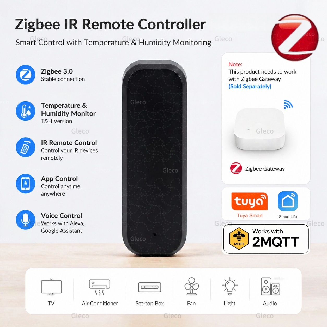 Universal Remote Smart Home - Zigbee 스마트 IR 리모컨 적외선 범용