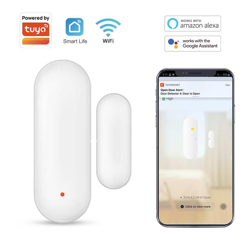 Wireless Door Sensor - 투야 스마트 와이파이 문짝 센서, 스마트