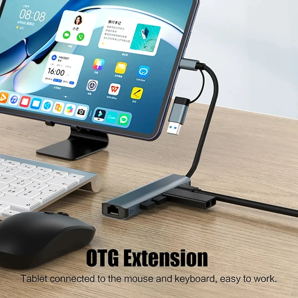 Smart Home Hub 2 - 5 in 2 USB-C 허브, 확장형