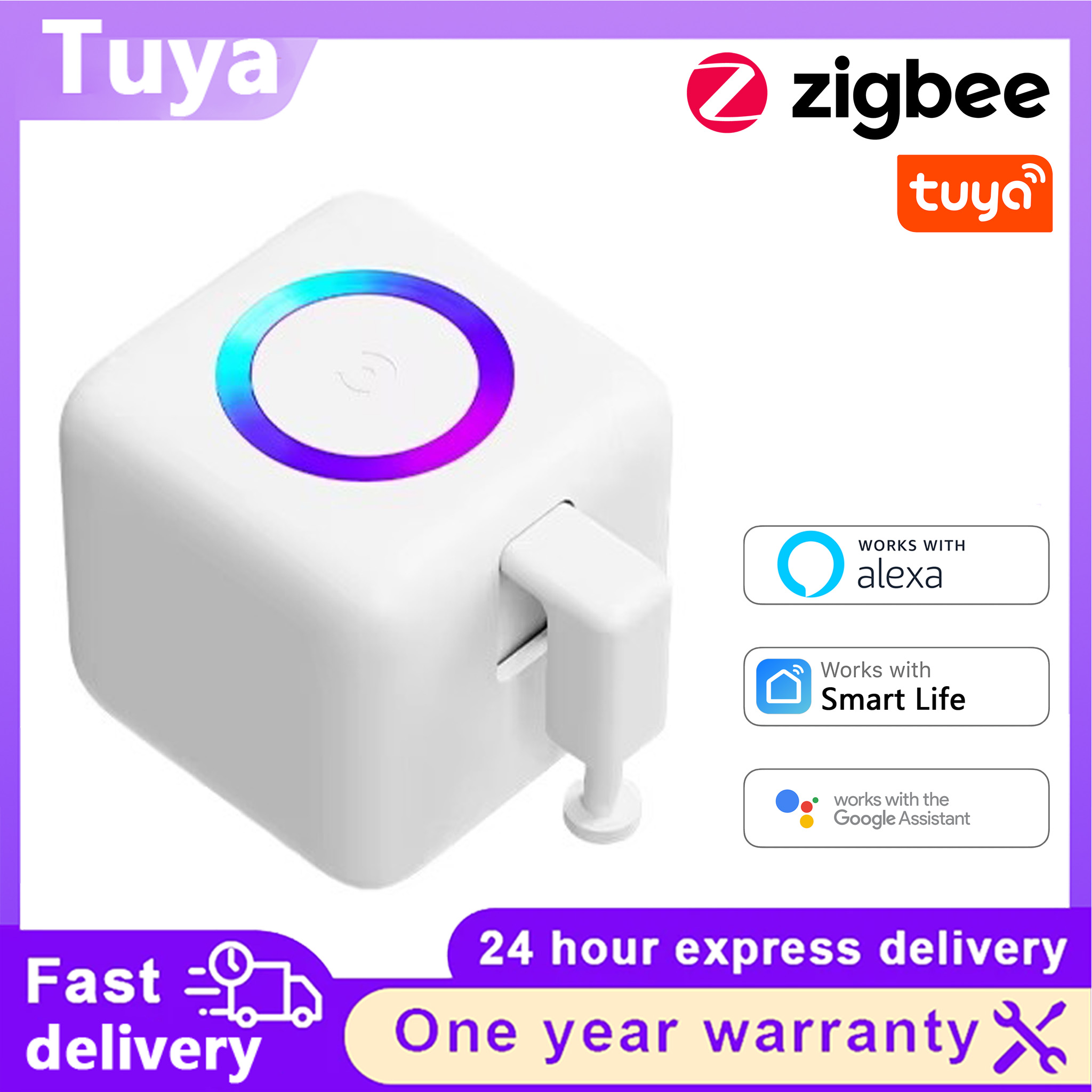 Smart Home Plus - Type C 충전식 Tuya Zigbee 지그봇