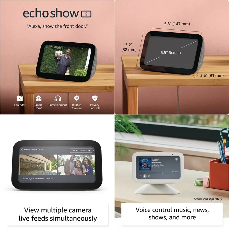 Smart Home Video - 에코 쇼 5 스마트 스크린 스피커,