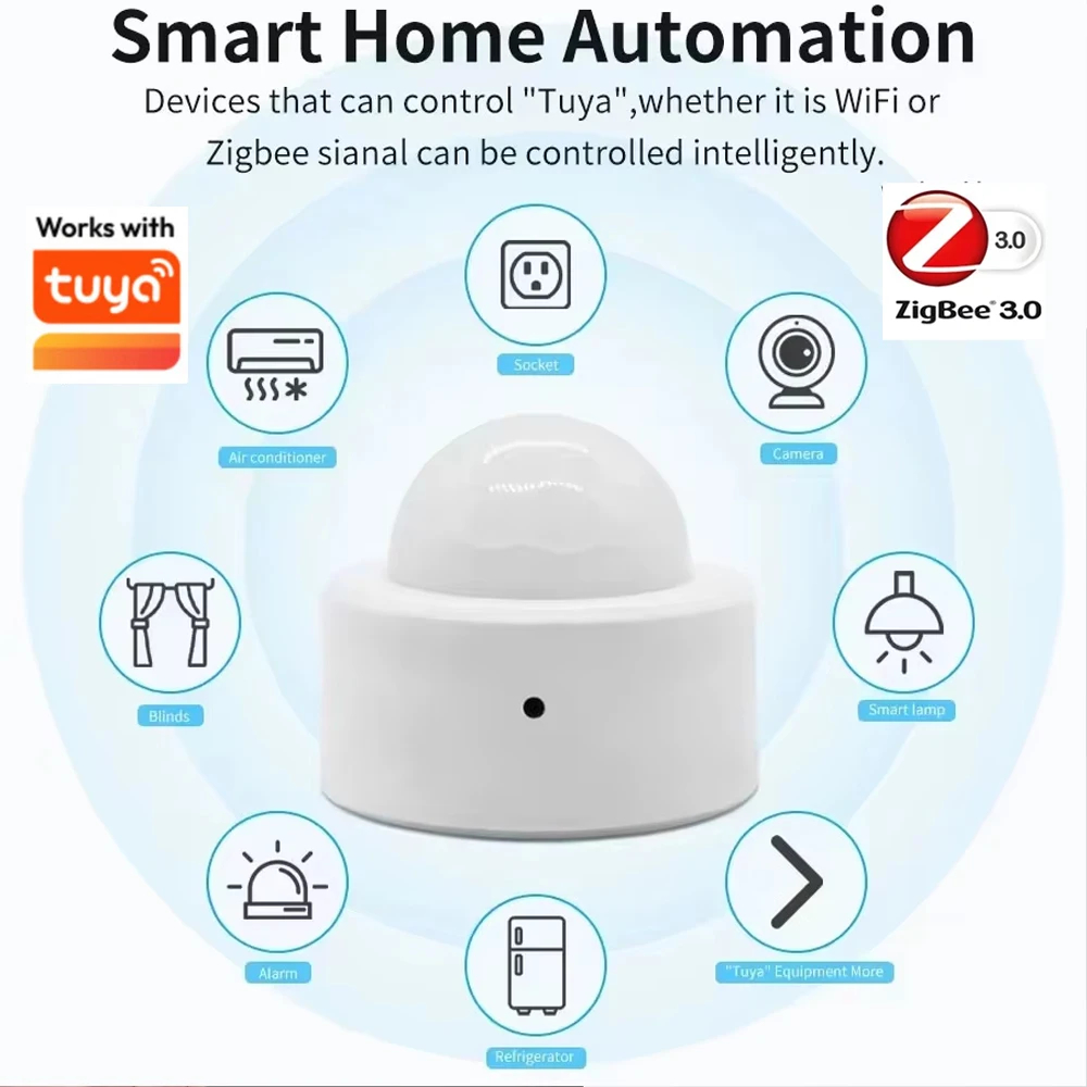 Smart Home Wiser - Zigbee 3.0 PIR 인체 감지 센서,