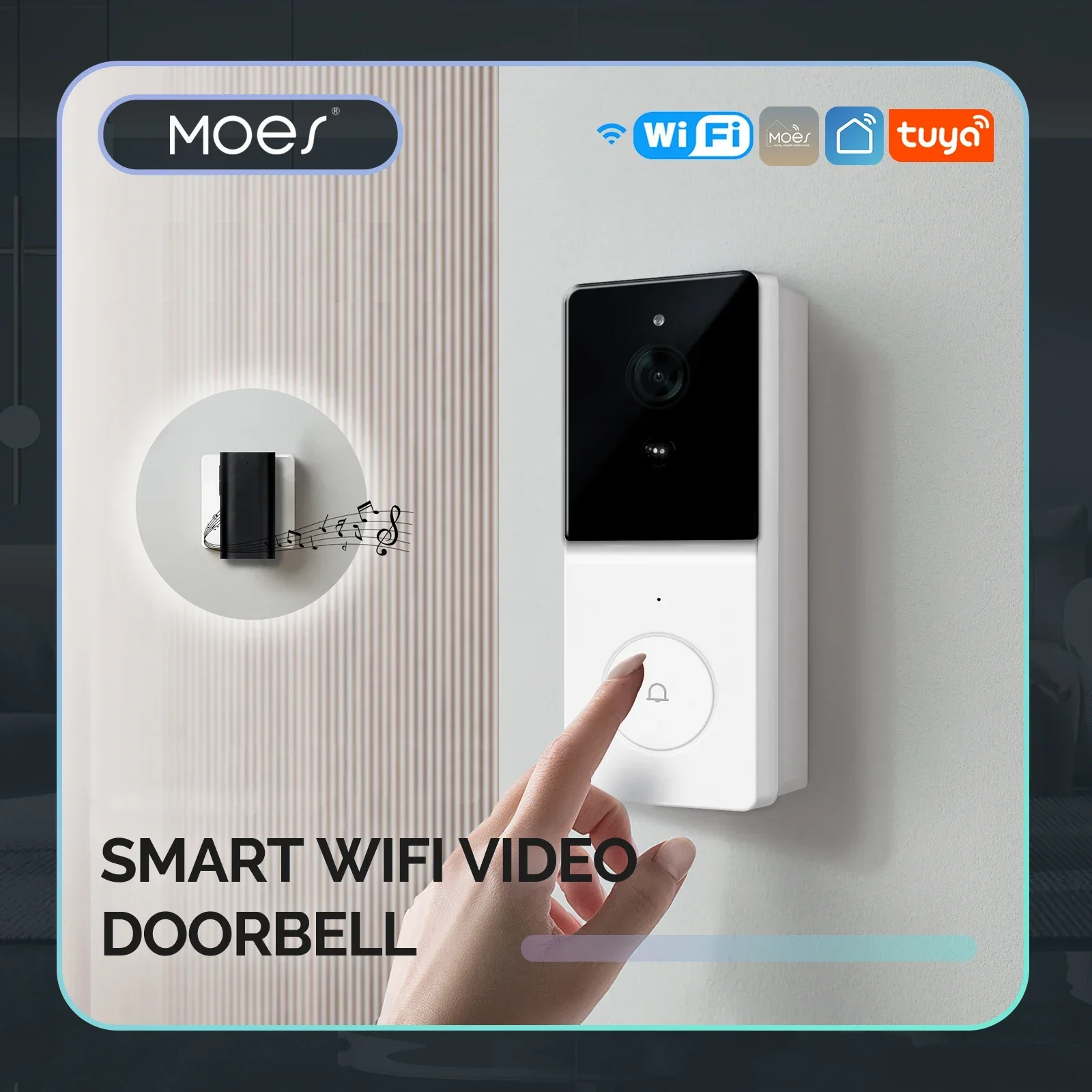 Smart Home Video - MOES 투야 스마트 와이파이 비디오 초인종