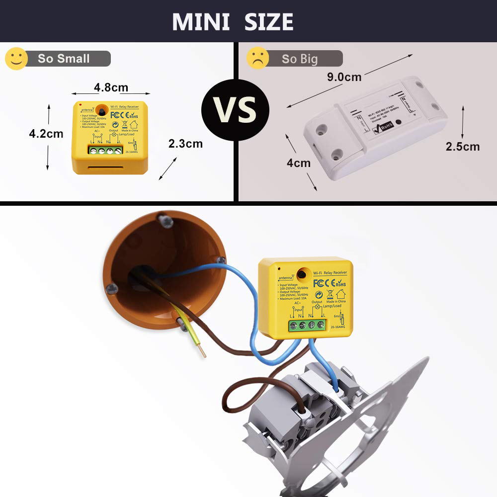 Tuya 스마트 라이프 WiFi 스위치 소켓 릴레이 모 - Smart Home Yellow 리뷰 및 가격