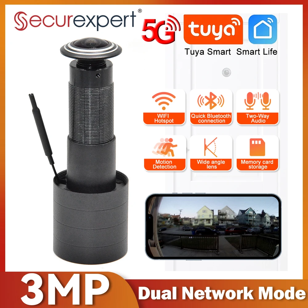 3MP HD 2.4G/5G WiFi 도어 뷰어 카메라  - Smart Home Camera Ezviz 리뷰 및 가격