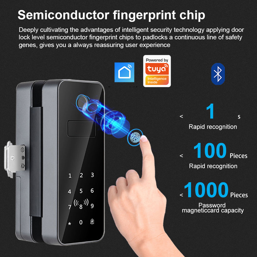 지문 비밀번호 IC 카드 앱 원격 키 잠금 해제 기능이 - Smart Home Door Lock 리뷰 및 가격