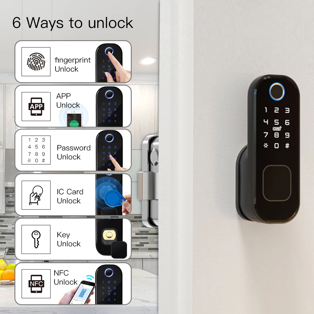 MOES 와이파이 투야 스마트 도어락, 지문 잠금, 스 - Smart Home Door Lock 리뷰 및 가격