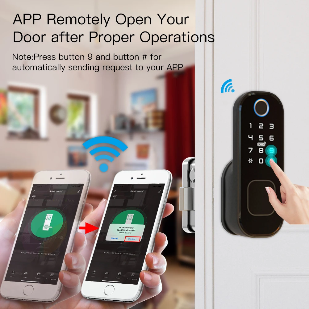 MOES 와이파이 투야 스마트 도어락, 지문 잠금, 스 - Smart Home Door Lock 리뷰 및 가격