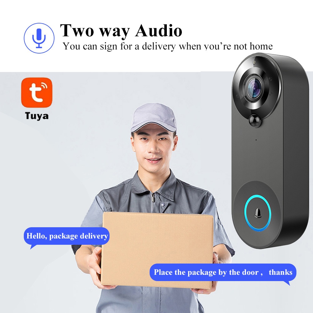 Tuya 1080P 무선 WIFI 초인종 비디오 인터콤 - Smart Home Video 리뷰 및 가격