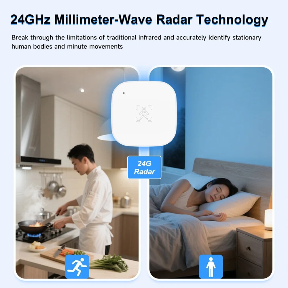 Tuya Zigbee 24G MmWave 레이더 인간  - Smart Home Wiser 리뷰 및 가격