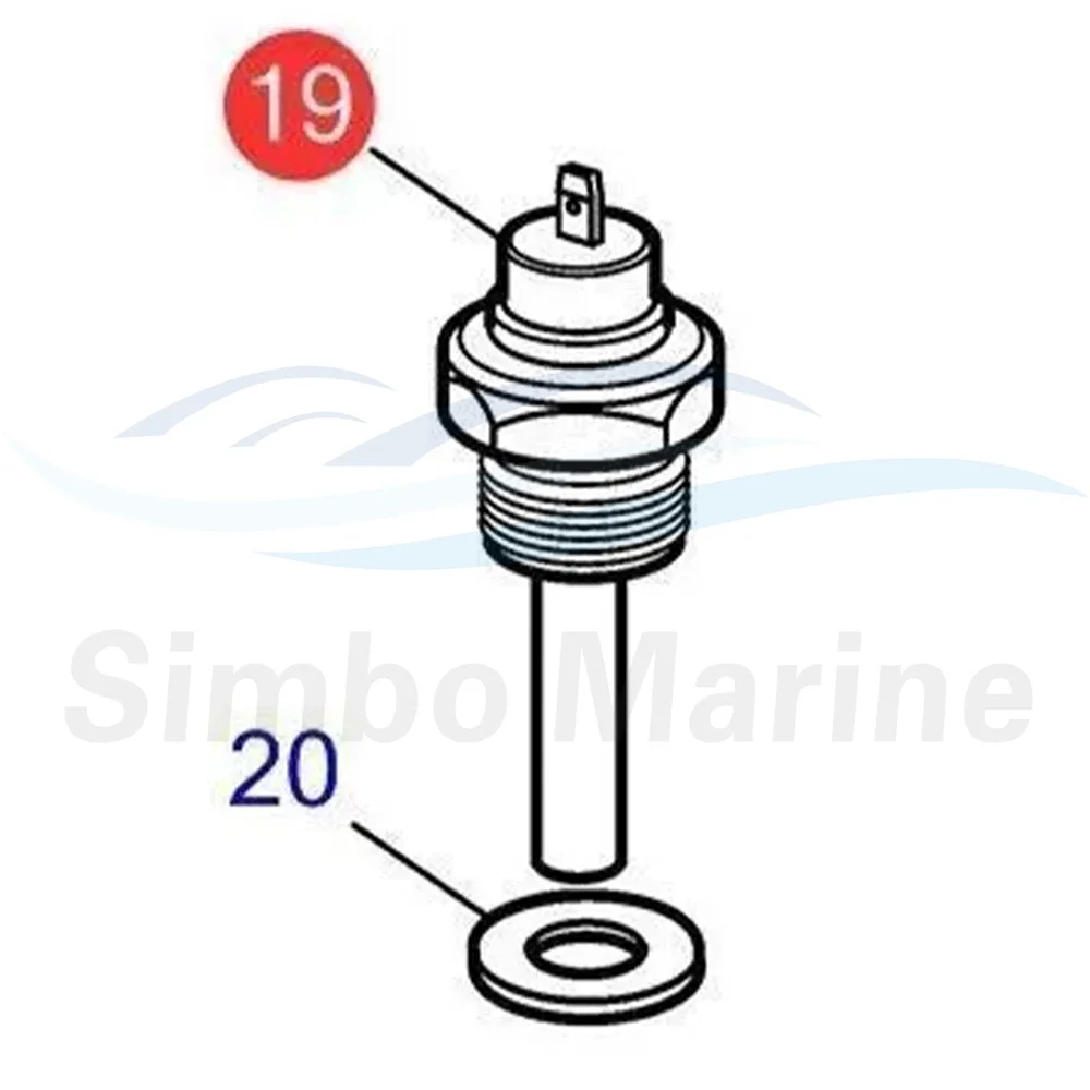 Volvo Penta D1 D2 D 30 31 32 4 - Temperature Sensor 리뷰 및 가격