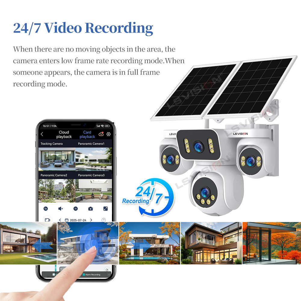 LS VISION 4 스크린 야외 감시 카메라 태양 에 - Smart Home Camera Ezviz 리뷰 및 가격