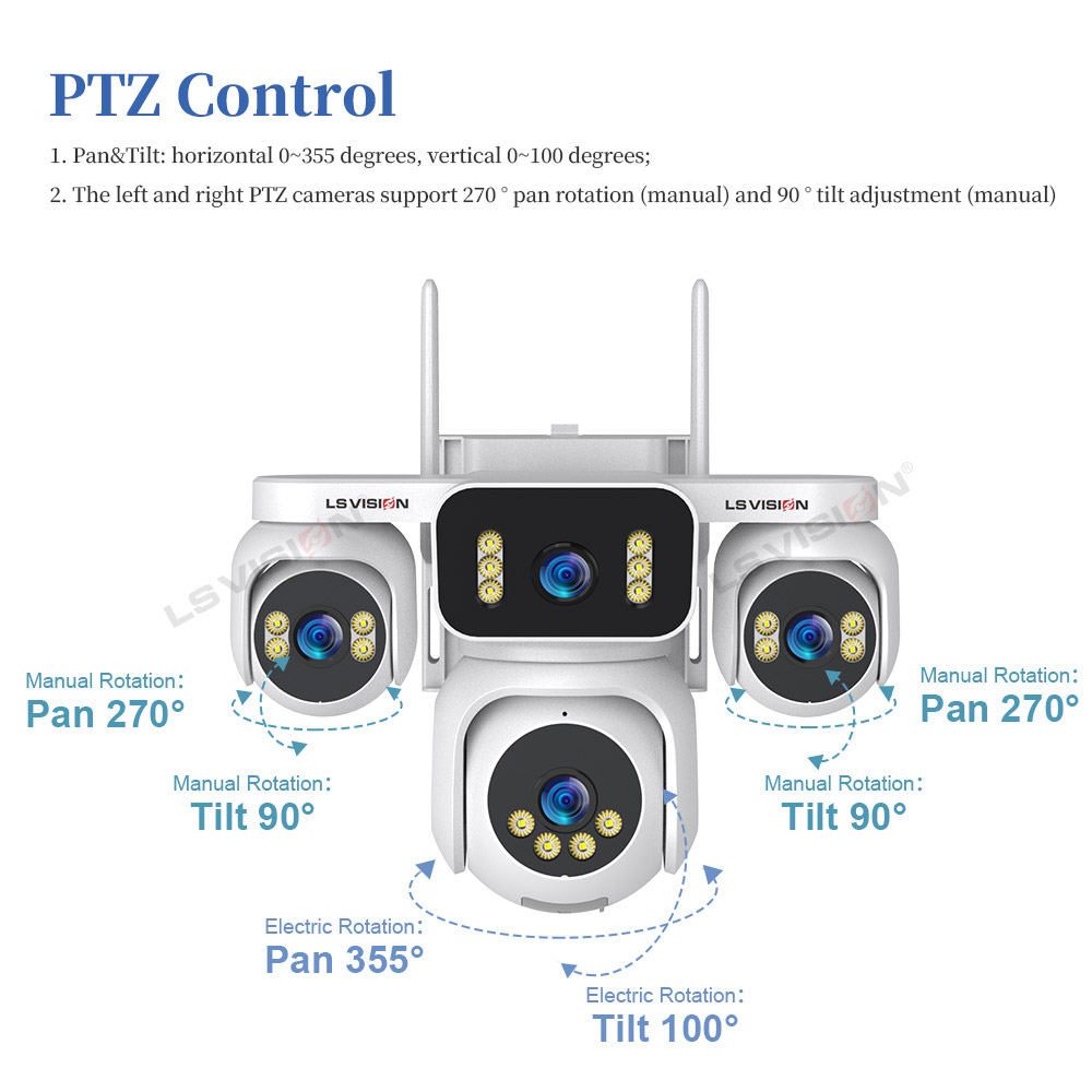 LS VISION 4 스크린 야외 감시 카메라 태양 에 - Smart Home Camera Ezviz 리뷰 및 가격