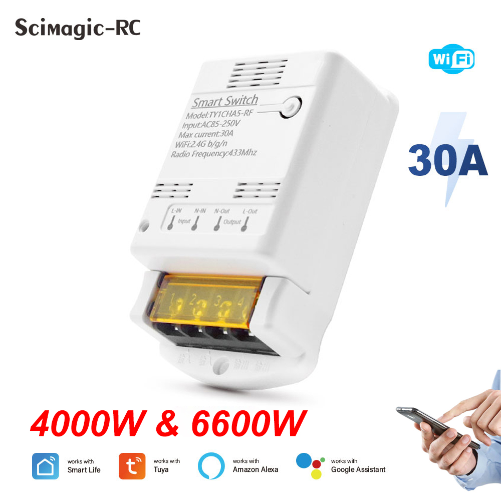 Wifi 30A 6600W 4000W Tuya 스마트  - Universal Remote Smart Home 리뷰 및 가격