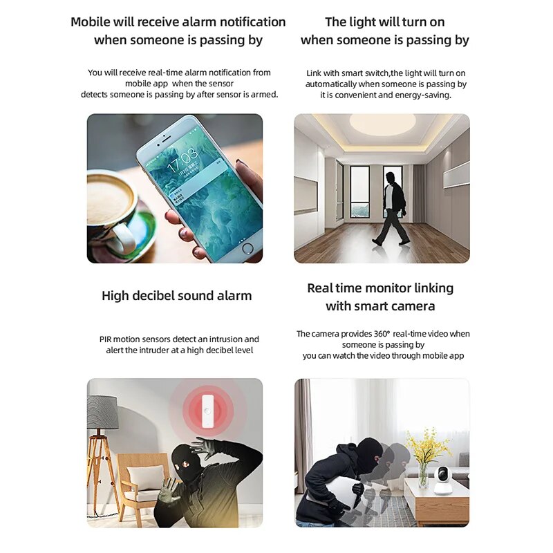 Tuya WiFi Zigbee PIR 모션 센서 스마트 - Smart Home Wiser 리뷰 및 가격