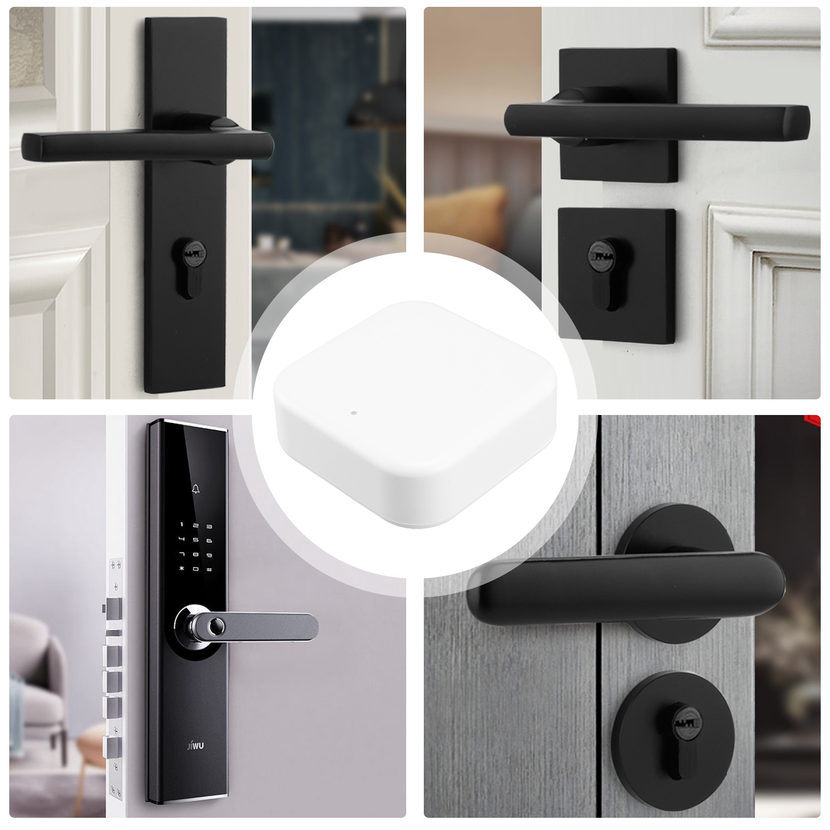 블루투스 와이파이 게이트웨이 지문 비밀번호 스마트 전자 - Smart Home Door Lock 리뷰 및 가격