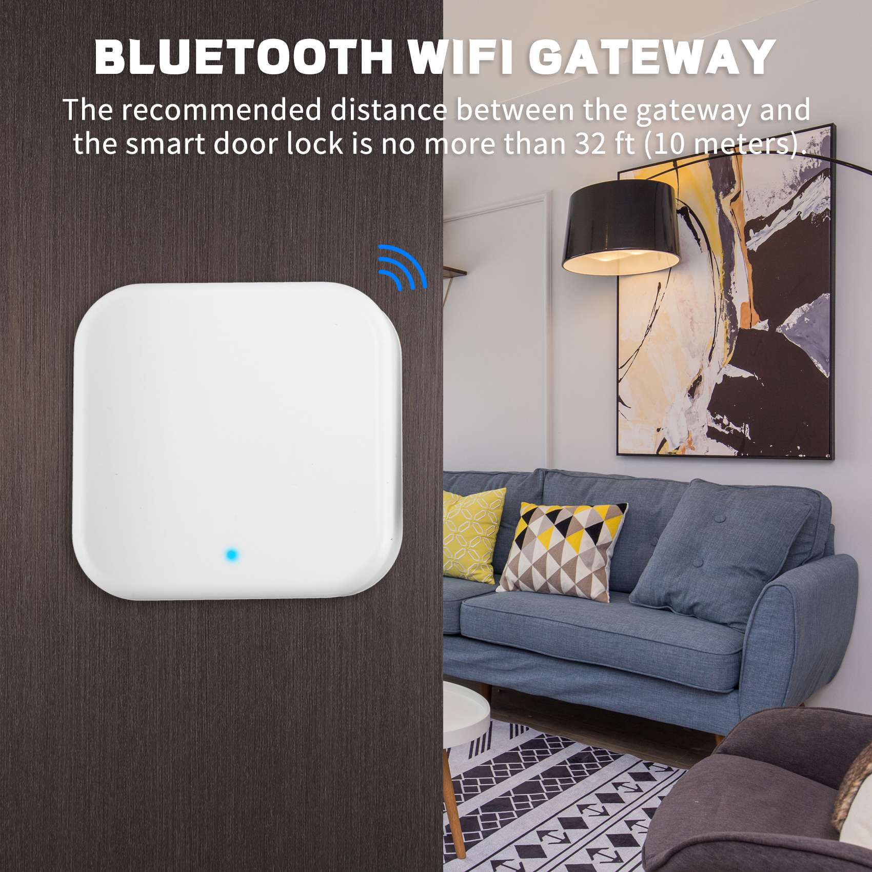 블루투스 와이파이 게이트웨이 지문 비밀번호 스마트 전자 - Smart Home Door Lock 리뷰 및 가격