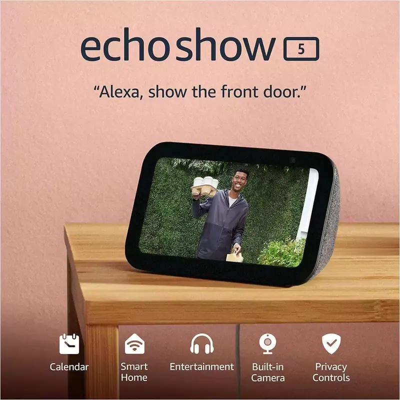 에코 쇼 5 스마트 스크린 스피커, 알렉사 음성 어시스 - Smart Home Video 리뷰 및 가격