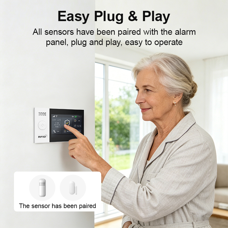 PGST 2G WiFi 알람 시스템 키트 보안 보호 홈 - Smart Home Wiser 리뷰 및 가격